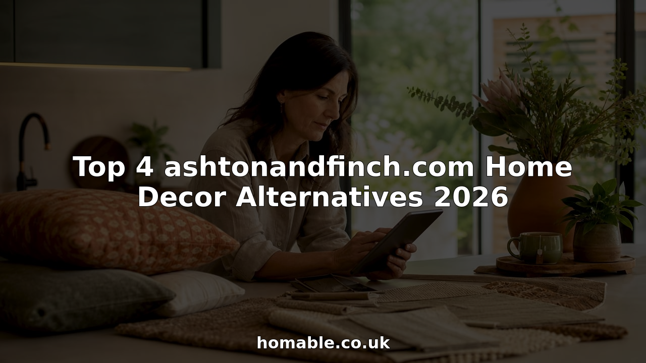 Top 4 ashtonandfinch.com Home Decor Alternatives 2026